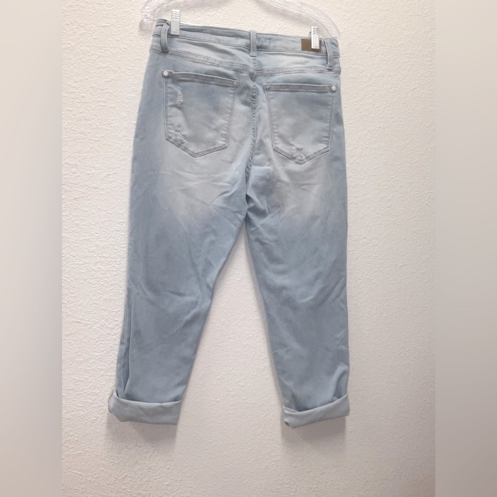 Judy blue boyfriend jeans light denim size 14 style 88333 - Picture 6 of 8